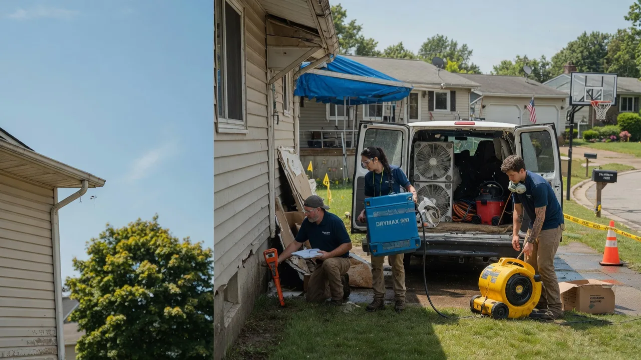 Ceiling Leak Cleanup in Franklin Park, IL near me
